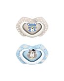 Canpol Babies Ciucci in Silicone Bonjour Paris, 0-6M 2 pz