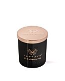 Crystallove Candela di Soia con Ossidiana Nera e Oud