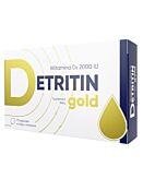 Detritin Gold, Witamina D3 2000 I.U., Kapsułki