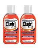 Eludril Zestaw Care Płyn do płukania jamy ustnej, 2x500ml