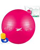 Medi Sleep piłka rehabilitacyjna gimnastyczna do ćwiczeń trening fitness z pompką 65 cm