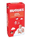 Huggies Little Movers 4 Pieluchy dla dzieci 50 szt.