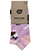 Life Stopki Bawełniane Hipster wzór Pieski rozm. 39-42