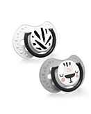 Lovi Ciuccio in Silicone Dinamico Salt & Pepper 0-3M 2 pz