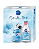 Nivea Hydra Skin Effect Zestaw: Płyn micelarny + Żel na dzień