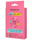 Perfecta Beauty Skin Cycling Set di Maschere in Scatola 4 pz