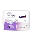 Seni Active Plus, Elastyczne majtki chłonne, 100-135cm, Large