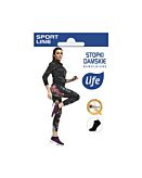 Life Calzini Donna in Cotone, Neri, Taglia 35-38