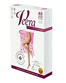 Veera Rajstopy przeciwżylakowe 40 DEN, Kolor Solei, Rozmiar 5