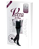 Veera Calze Anti-Trombo Uomo 70 DEN, Colore Nero, Taglia 2/M