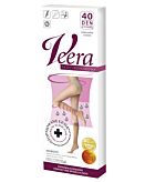 Veera Gambaletti a compressione 40 DEN, Colore Grafite, Taglia 1/2