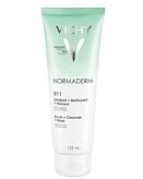 Vichy Normaderm 3in1 Gel Detergente, Peeling, Maschera 125 ml