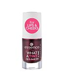 Essence What A Tint! Tinta per labbra e guance, 01 Kiss from a Rose