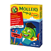Mollers Omega-3 Rybki, Żelki z kwasami omega-3 i witaminą D3 dla dzieci, Smak malinowy