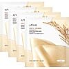 Anua Rice 70 Glow Collagen Mask, Ujędrniające maski hydrożelowe z kolagenem i wodą ryżową, 4x38g