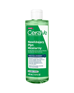 Cerave Nawilżający płyn micelarny dla skóry normalnej, suchej i wrażliwej, 400 ml