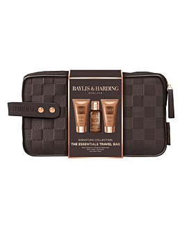 Baylis&Harding Black Pepper&Ginseng Mens The Essentials Travel Wash Bag Gift Set