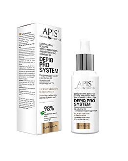 APIS Depiq Pro System depigmentujący booster z α-arbutyną 1% i kompleksem rozjaśniającym 1%, 30ml