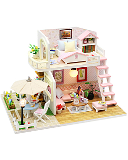 Habarri Miniaturowy domek - Różowy loft