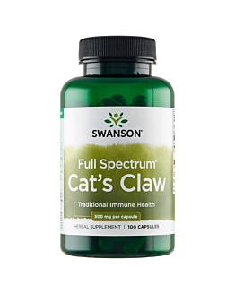 Swanson Cat's Claw 500 mg Kapsułki 