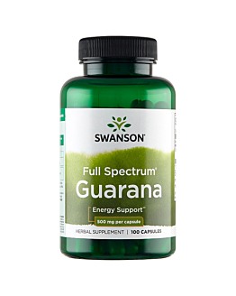 Swanson Guarana 500 mg Preparat wspierający witalność Kapsułki 