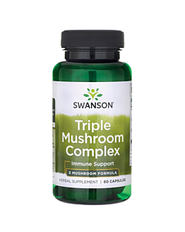 Swanson Full Spectrum Triple Mushroom Complex 500 mg Kapsułki