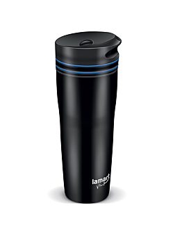 Lamart Kubek Termiczny MANQ  LT4050 Czarny 360 ml