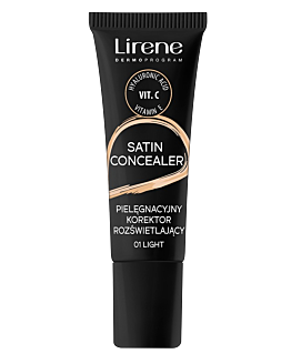 Lirene Satin Concealer Pielęgnacyjny korektor rozświetlający, 01 Light