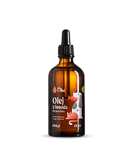 Olini Olej z łososia dla psa i kota 100 ml