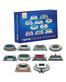 Liga Włoska  - Stadiony TOP 10  Italian - Puzzle 3D - 245 elementów
