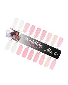 MollyLac Wedding Yes I Do Wzornik Do Paznokci Połysk I Mat 9 Kolorów