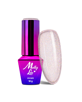 MollyLac Fantasyland Glitter Lakier Hybrydowy UV LED Nr 316 Glam Rock 10 g