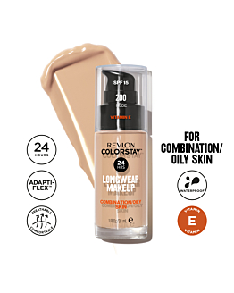 Revlon Colorstay Podkład do cery tłustej i mieszanej, 200 Nude