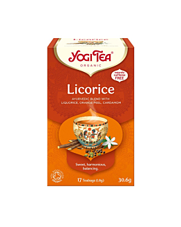 Yogi Tea herbata ajuwederyjska Licorice - Lukrecja (17x1,8g)