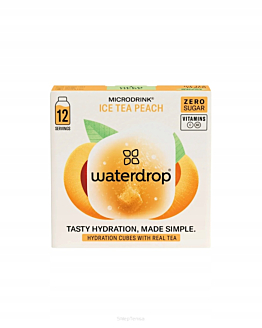 Waterdrop Microdrink Kostki do przygotowania napoju, Ice Tea Peach, 12 szt.