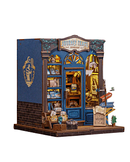 Habarri Miniaturowy domek mini Book Nook - Drzwi do świata podróży