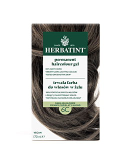 Herbatint Trwała Farba do włosów 6C Ciemny Popielaty Blond, 170 ml