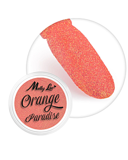 MollyLac Pyłek Do Paznokci Orange Paradise 1 g Nr 7