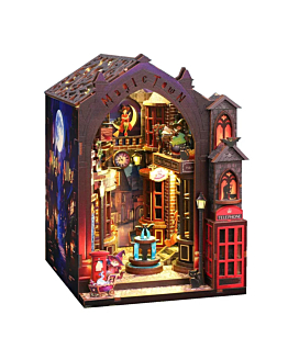 Habarri Miniaturowy domek Book Nook - Miasteczko ukrytych czarów