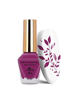MollyNails PRO Stamping Lakier Do Stempli Fuchsia Nr 22 10 ml