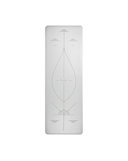 Myga kauczukowa mata do jogi Alignment XL 6mm - szara