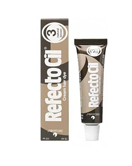 Refectocil Eyelash And Eyebrow Tint henna do brwi i rzęs 3 Natural Brown, 15ml