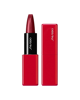 Shiseido Technosatin Gel Lipstick Długotrwała satynowa pomadka do ust, 411 Scarlet Cluster