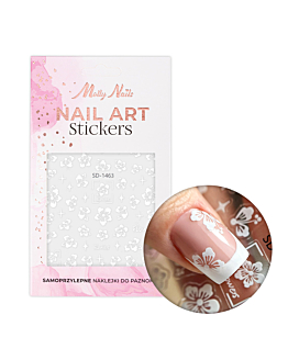 MollyNails Naklejki Do Paznokci 5D Samoprzylepne Kwiaty SD-1463