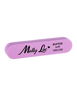 MollyLac Polerka Dwustronna Buffer Mini Prosta Soft 180/240 5 szt