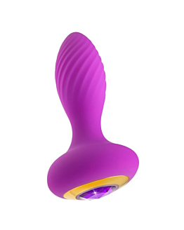 Blush Oh My Gem Charm korek analny z 7 trybami wibracji Amethyst