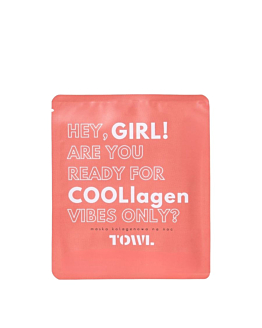 TOWL Coollagen Vibes Only Kolagenowa maska w płachcie na noc