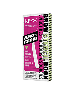 NYX Zero To Brow Szablon do brwi Thin Brow 4 szt.