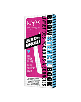 NYX Zero To Brow Szablon do brwi Thick Brow 4 szt.