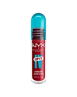 NYX Lip I.V. Gloss idratante per labbra, Red-y.Set.Wet!